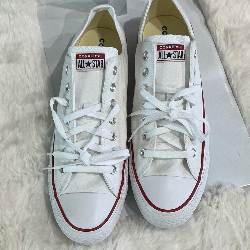 Converse White and Red Sneakers
